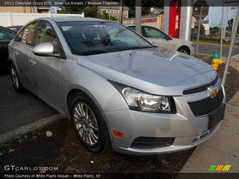 Silver Ice Metallic / Medium Titanium 2011 Chevrolet Cruze ECO