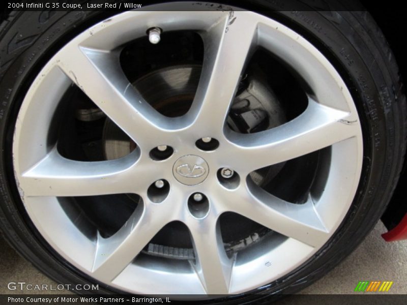 Laser Red / Willow 2004 Infiniti G 35 Coupe