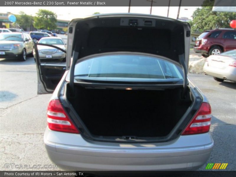 Pewter Metallic / Black 2007 Mercedes-Benz C 230 Sport
