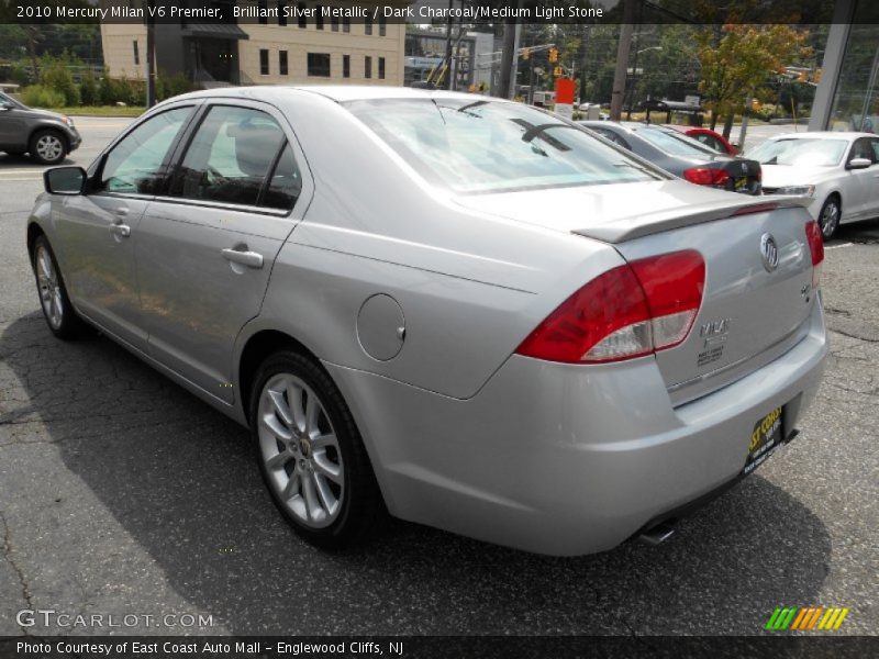 Brilliant Silver Metallic / Dark Charcoal/Medium Light Stone 2010 Mercury Milan V6 Premier