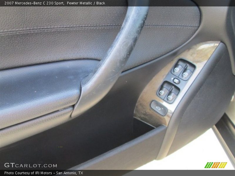 Pewter Metallic / Black 2007 Mercedes-Benz C 230 Sport