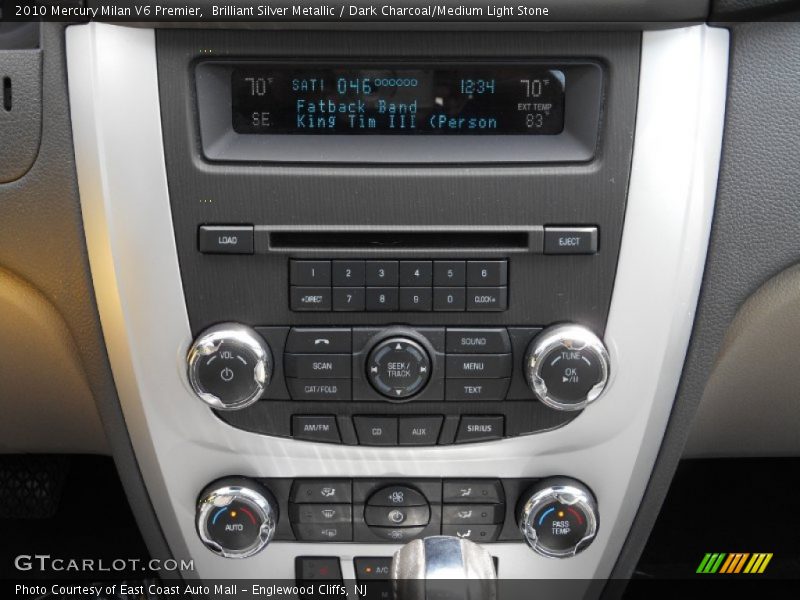 Brilliant Silver Metallic / Dark Charcoal/Medium Light Stone 2010 Mercury Milan V6 Premier