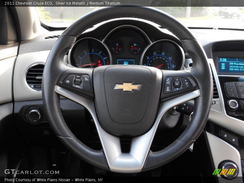 Silver Ice Metallic / Medium Titanium 2011 Chevrolet Cruze ECO