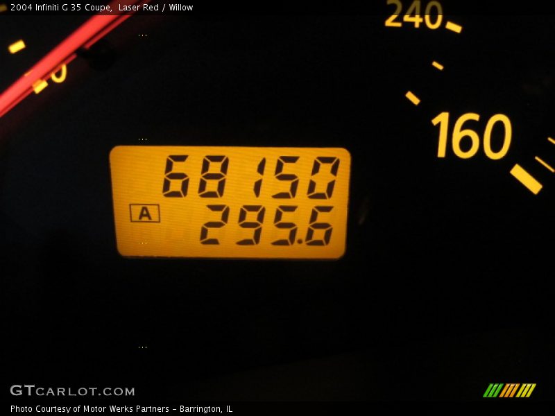 Laser Red / Willow 2004 Infiniti G 35 Coupe