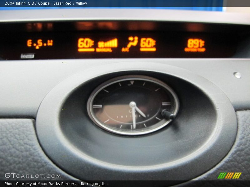 Laser Red / Willow 2004 Infiniti G 35 Coupe