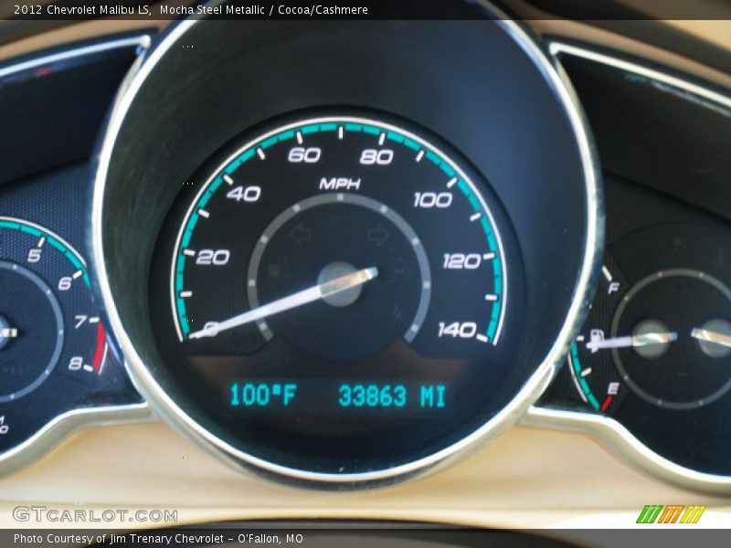 Mocha Steel Metallic / Cocoa/Cashmere 2012 Chevrolet Malibu LS