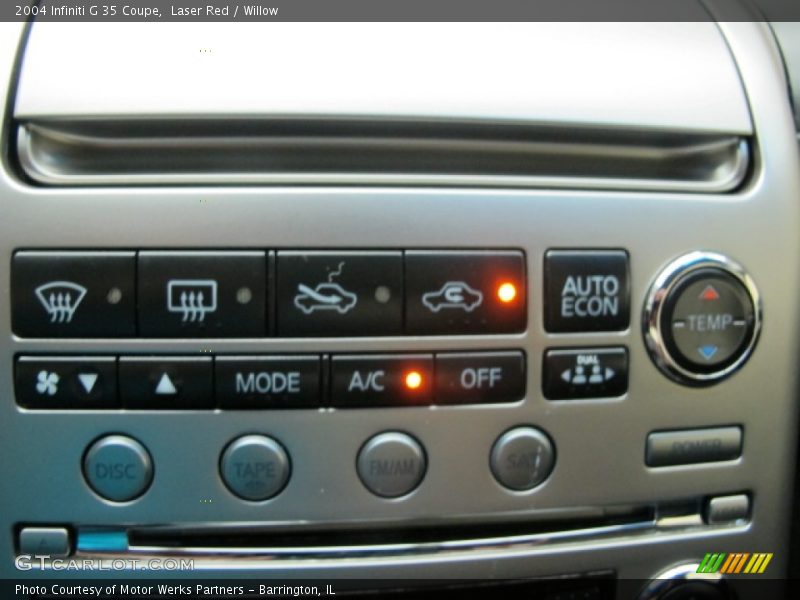 Laser Red / Willow 2004 Infiniti G 35 Coupe