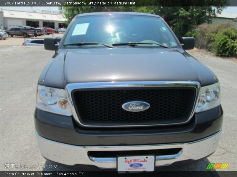 Dark Shadow Grey Metallic / Medium Flint 2007 Ford F150 XLT SuperCrew