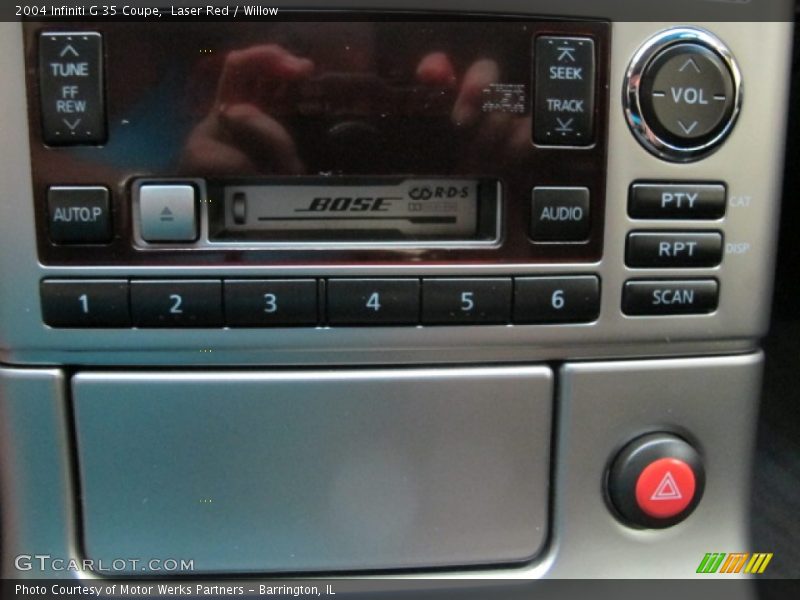 Laser Red / Willow 2004 Infiniti G 35 Coupe