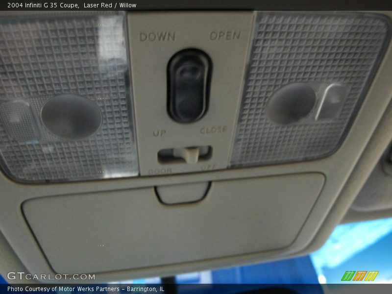 Laser Red / Willow 2004 Infiniti G 35 Coupe