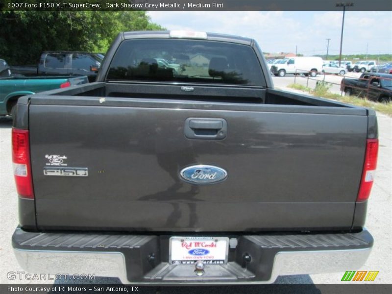 Dark Shadow Grey Metallic / Medium Flint 2007 Ford F150 XLT SuperCrew