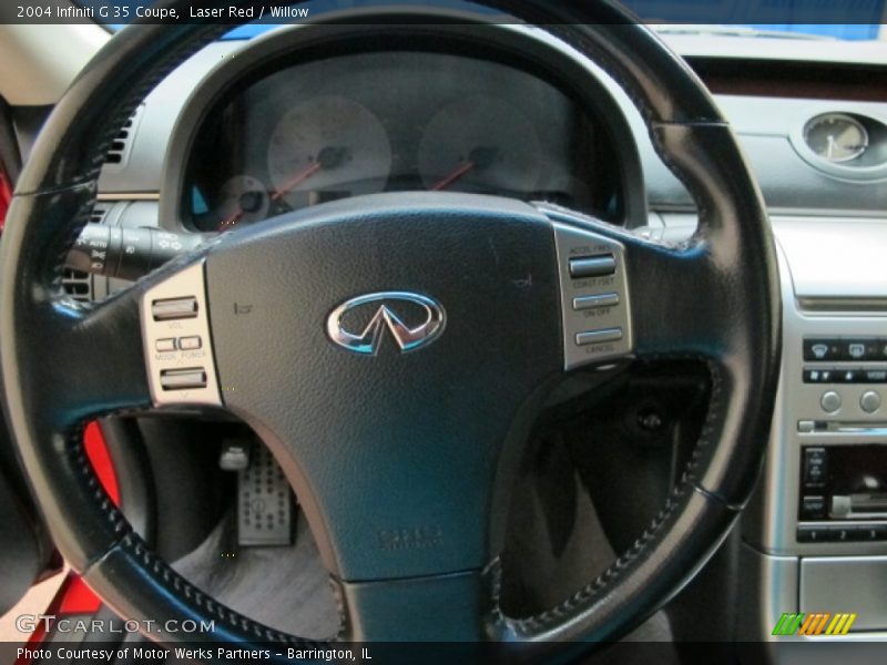 Laser Red / Willow 2004 Infiniti G 35 Coupe