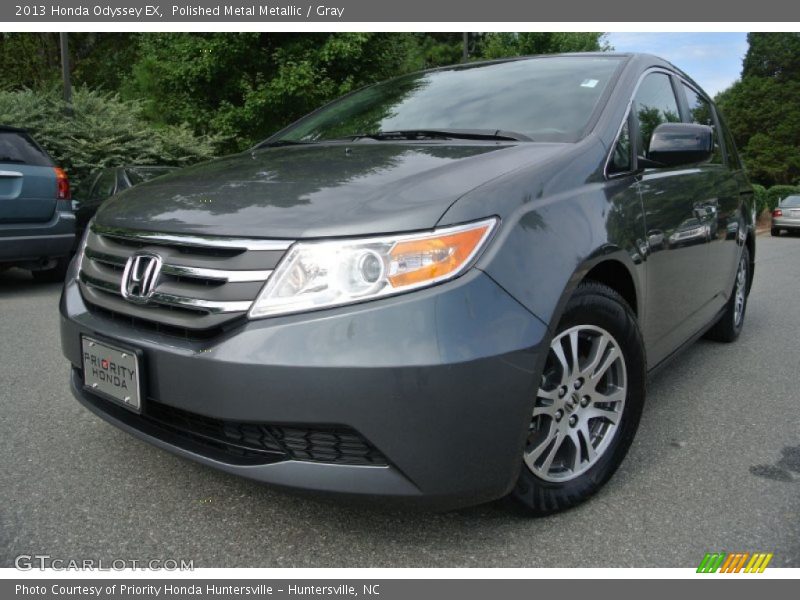 Polished Metal Metallic / Gray 2013 Honda Odyssey EX