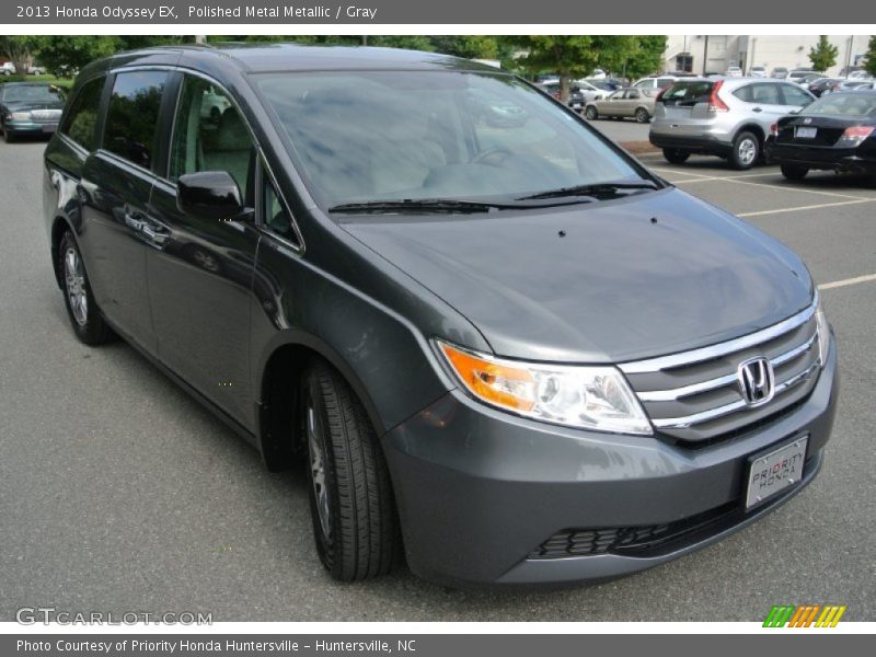 Polished Metal Metallic / Gray 2013 Honda Odyssey EX