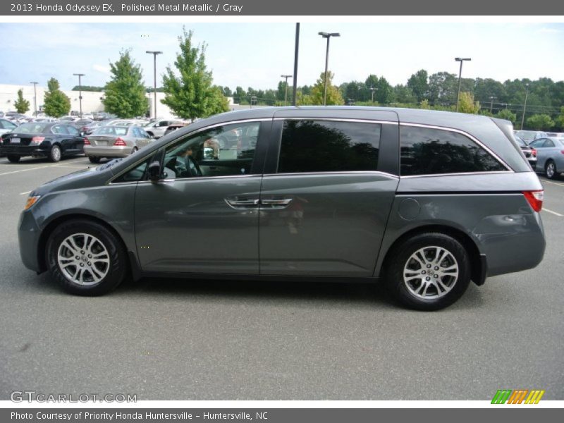 Polished Metal Metallic / Gray 2013 Honda Odyssey EX