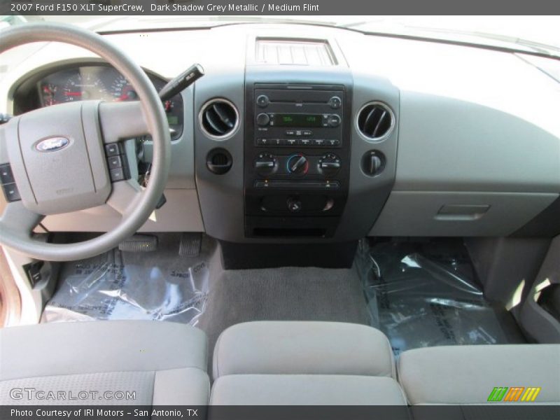 Dark Shadow Grey Metallic / Medium Flint 2007 Ford F150 XLT SuperCrew