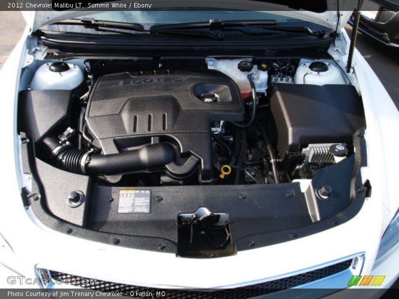 Summit White / Ebony 2012 Chevrolet Malibu LT
