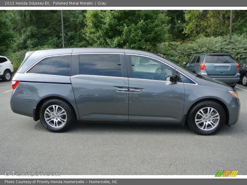 Polished Metal Metallic / Gray 2013 Honda Odyssey EX