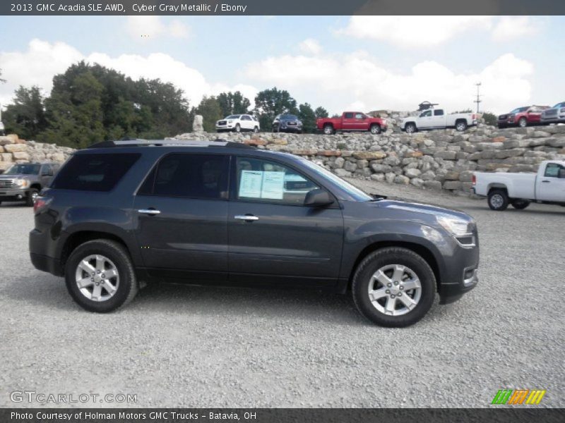 Cyber Gray Metallic / Ebony 2013 GMC Acadia SLE AWD