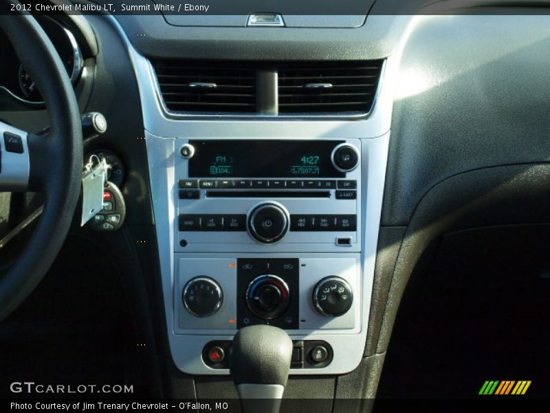 Summit White / Ebony 2012 Chevrolet Malibu LT