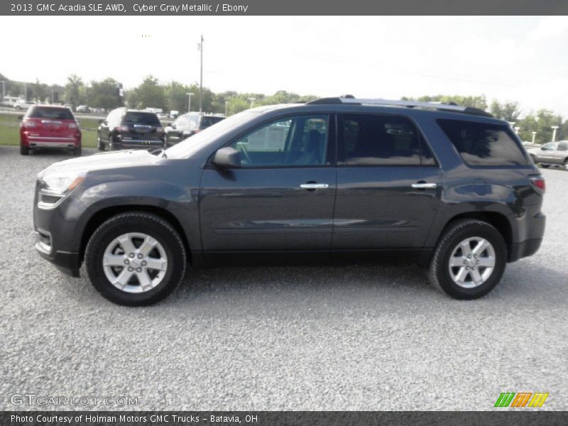 Cyber Gray Metallic / Ebony 2013 GMC Acadia SLE AWD