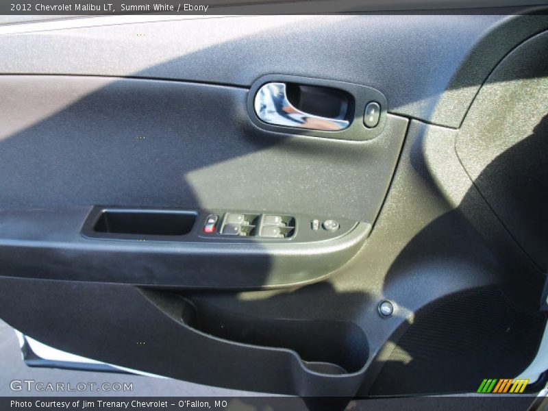 Summit White / Ebony 2012 Chevrolet Malibu LT