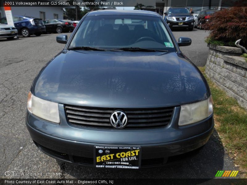 Blue Anthracite Pearl / Black 2001 Volkswagen Passat GLS Sedan