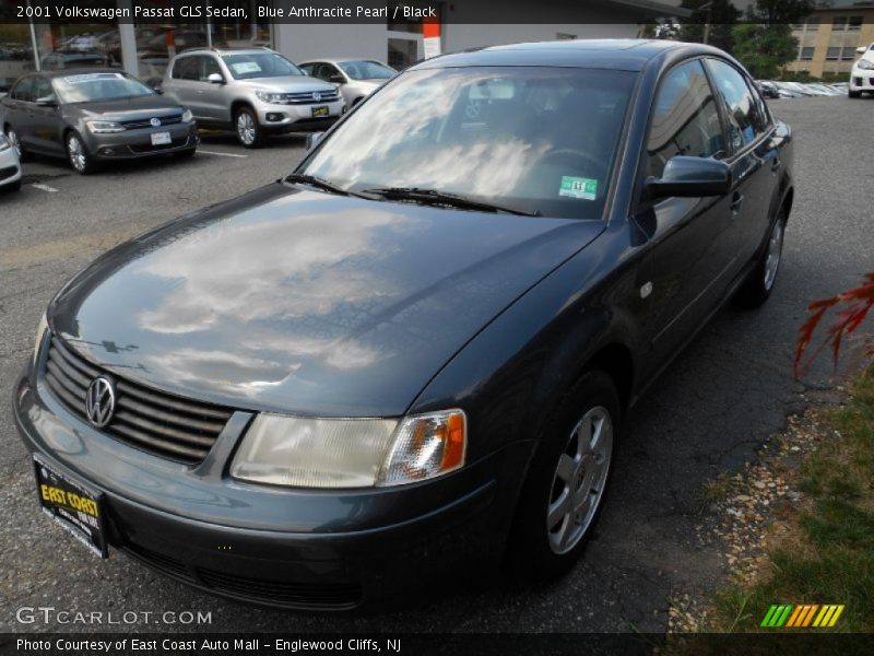 Blue Anthracite Pearl / Black 2001 Volkswagen Passat GLS Sedan