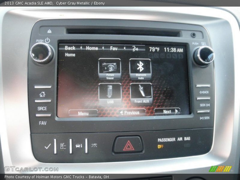 Cyber Gray Metallic / Ebony 2013 GMC Acadia SLE AWD