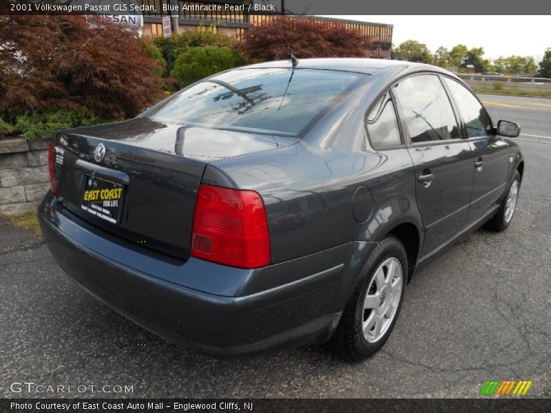 Blue Anthracite Pearl / Black 2001 Volkswagen Passat GLS Sedan