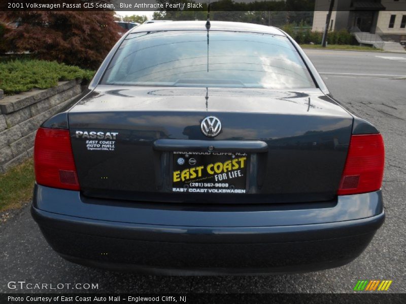 Blue Anthracite Pearl / Black 2001 Volkswagen Passat GLS Sedan