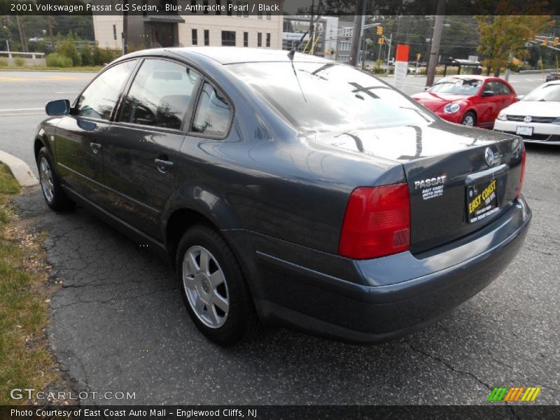 Blue Anthracite Pearl / Black 2001 Volkswagen Passat GLS Sedan