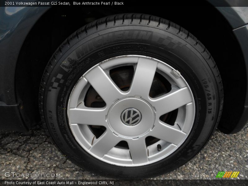 Blue Anthracite Pearl / Black 2001 Volkswagen Passat GLS Sedan