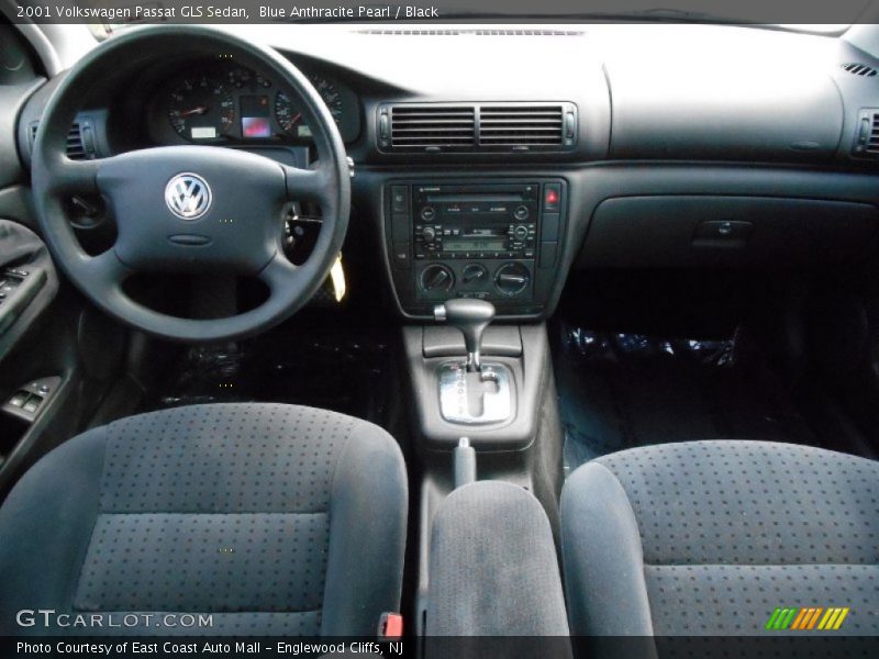 Blue Anthracite Pearl / Black 2001 Volkswagen Passat GLS Sedan