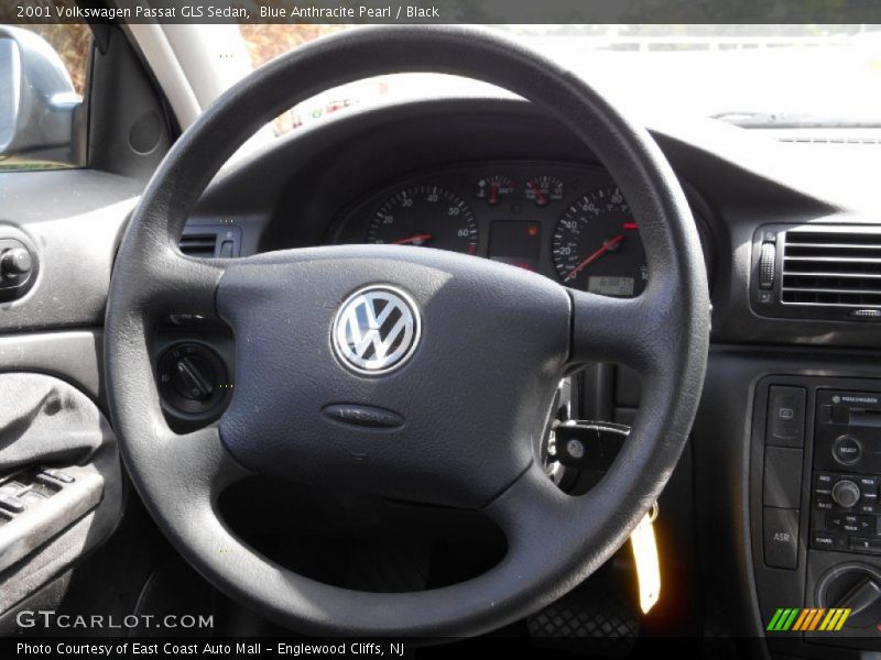 Blue Anthracite Pearl / Black 2001 Volkswagen Passat GLS Sedan