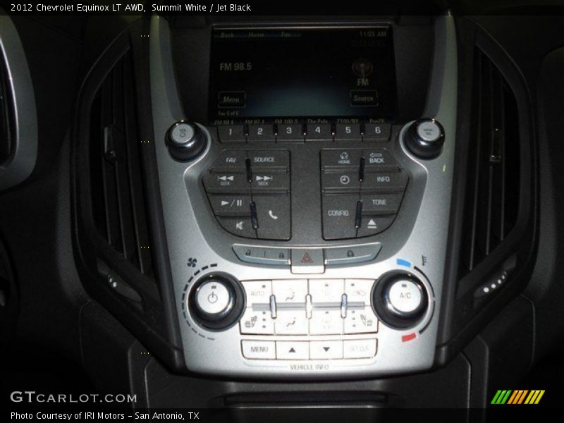 Summit White / Jet Black 2012 Chevrolet Equinox LT AWD