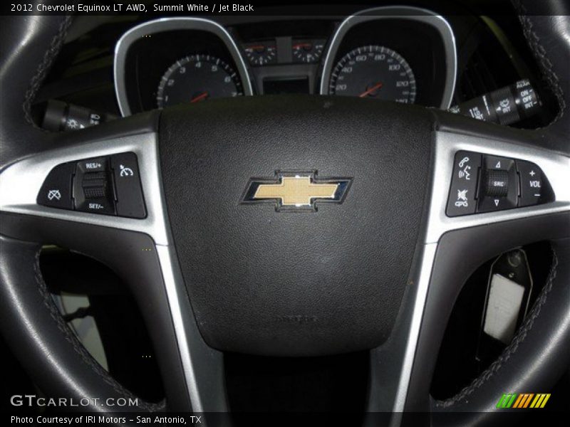 Summit White / Jet Black 2012 Chevrolet Equinox LT AWD