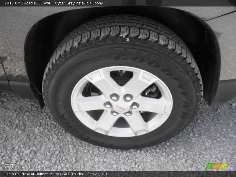 Cyber Gray Metallic / Ebony 2013 GMC Acadia SLE AWD