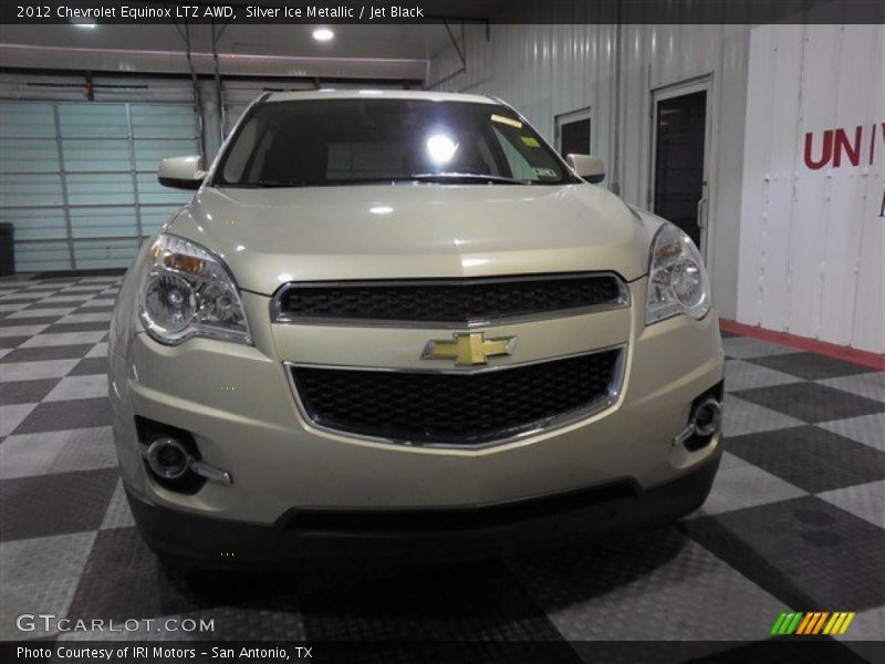 Silver Ice Metallic / Jet Black 2012 Chevrolet Equinox LTZ AWD