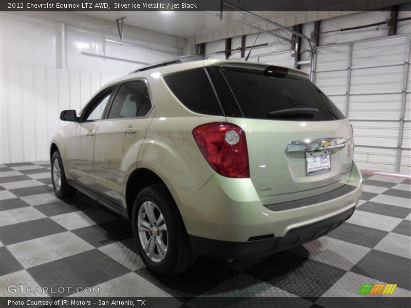Silver Ice Metallic / Jet Black 2012 Chevrolet Equinox LTZ AWD