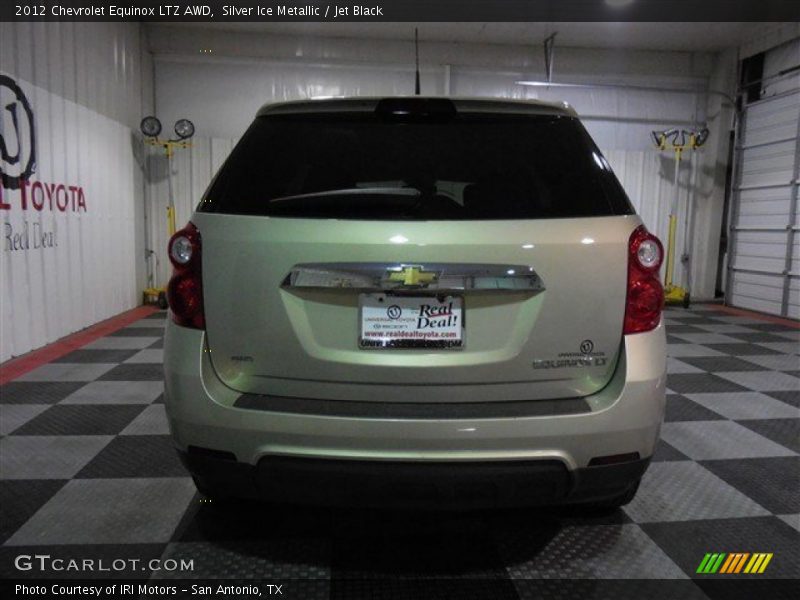 Silver Ice Metallic / Jet Black 2012 Chevrolet Equinox LTZ AWD