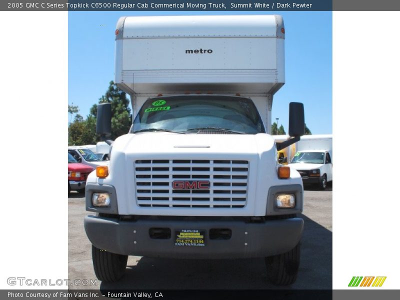 Summit White / Dark Pewter 2005 GMC C Series Topkick C6500 Regular Cab Commerical Moving Truck