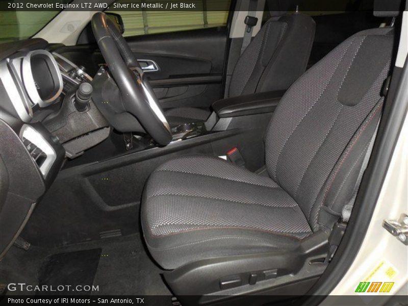 Silver Ice Metallic / Jet Black 2012 Chevrolet Equinox LTZ AWD