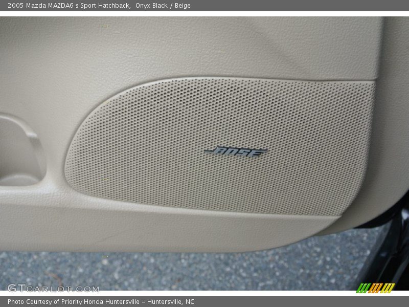 Onyx Black / Beige 2005 Mazda MAZDA6 s Sport Hatchback