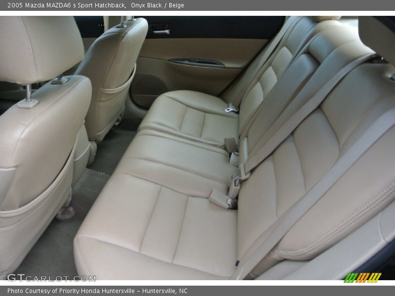 Onyx Black / Beige 2005 Mazda MAZDA6 s Sport Hatchback