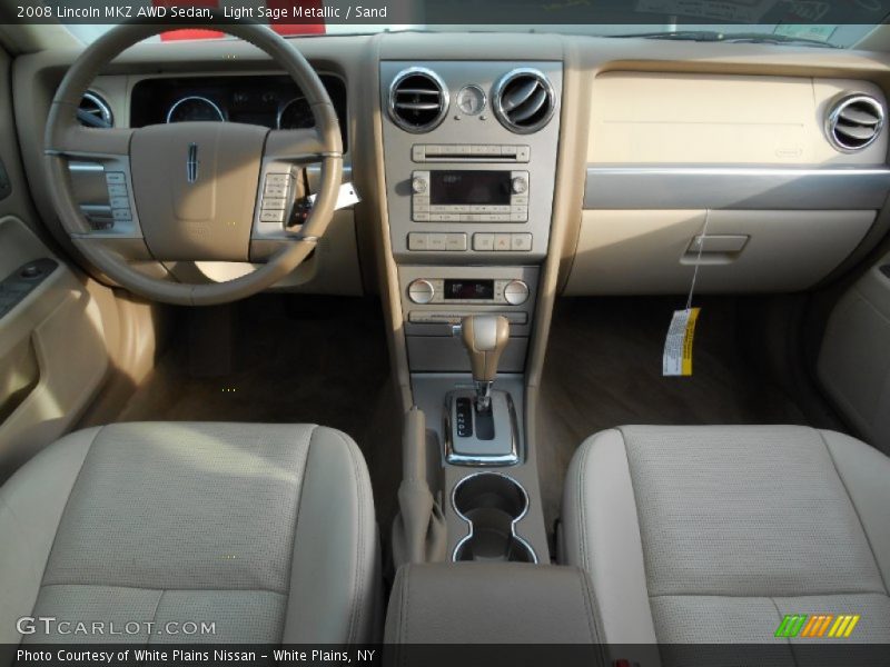 Light Sage Metallic / Sand 2008 Lincoln MKZ AWD Sedan