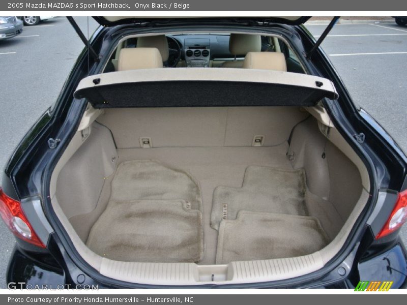 Onyx Black / Beige 2005 Mazda MAZDA6 s Sport Hatchback