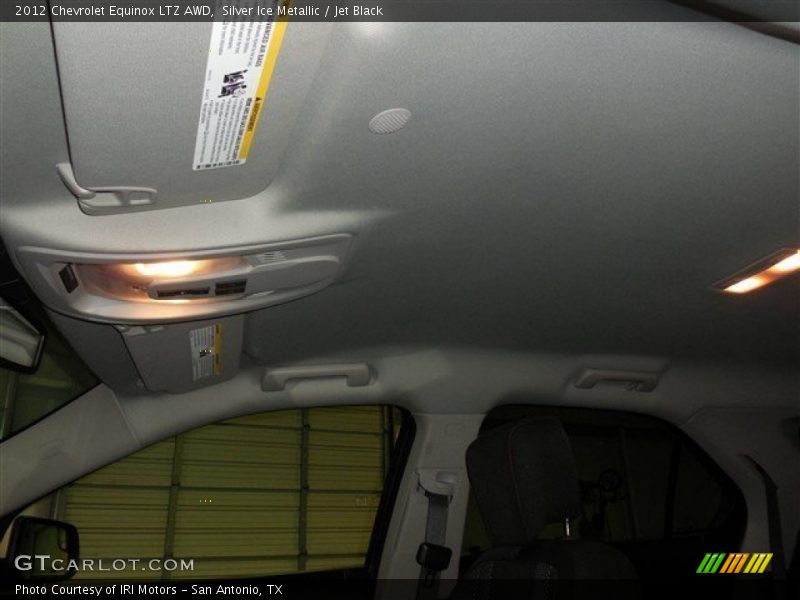 Silver Ice Metallic / Jet Black 2012 Chevrolet Equinox LTZ AWD