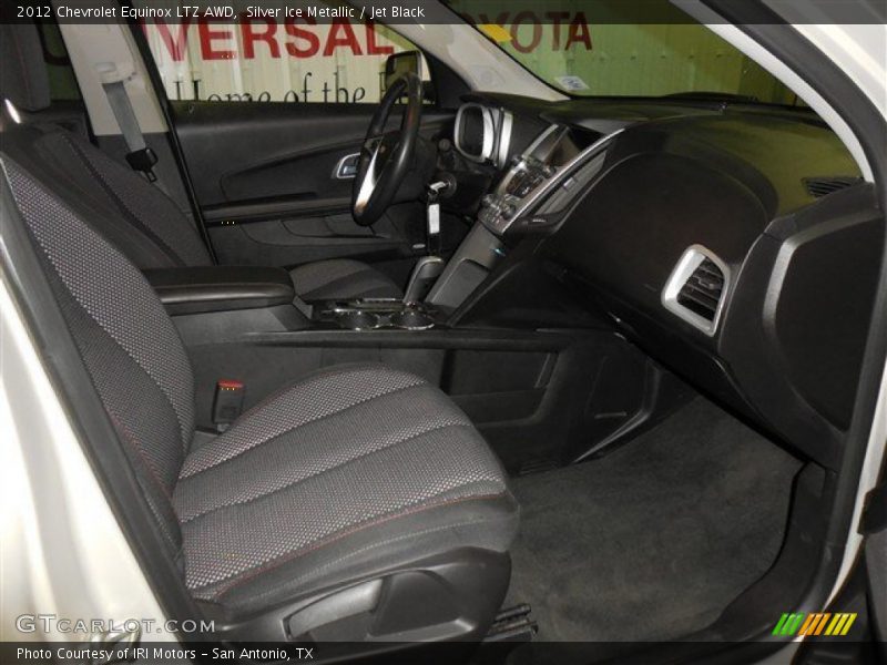 Silver Ice Metallic / Jet Black 2012 Chevrolet Equinox LTZ AWD