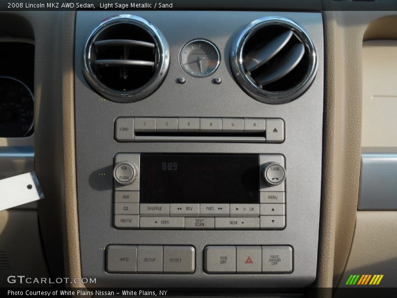 Light Sage Metallic / Sand 2008 Lincoln MKZ AWD Sedan